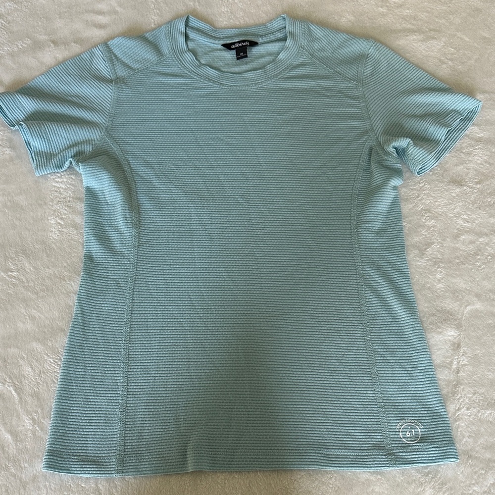Allbirds Light Blue Short Sleeve Top